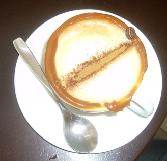 Cappuccino -- coffee bean