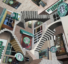 Starbucks - Escher // Click to enlarge