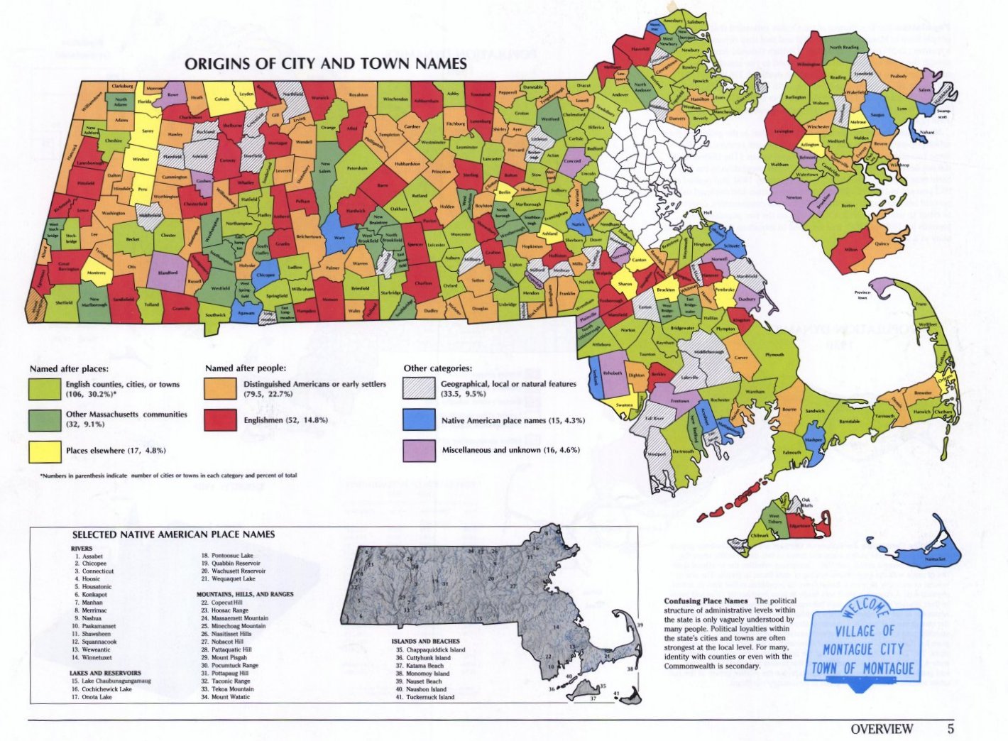 Environmental Geography: 351 Town Names; No Rules