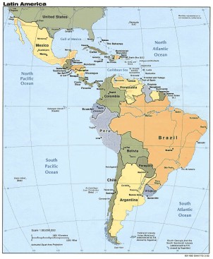 Latin
                America - Click to Enlarge