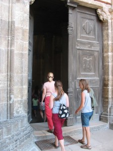 Church door