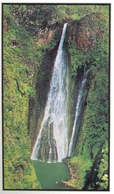 A large waterfall
