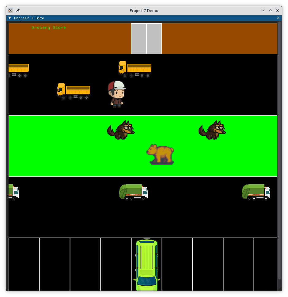 a second image with the player moved a bit