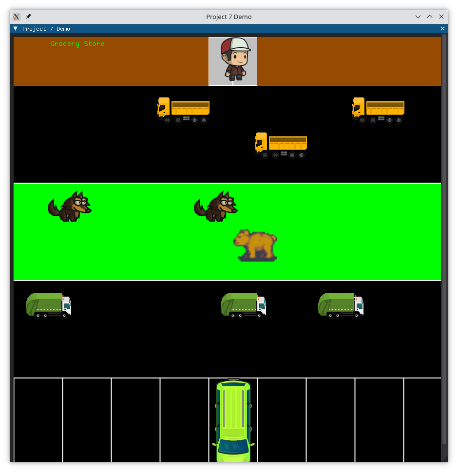 Image of the instructor's version of the project