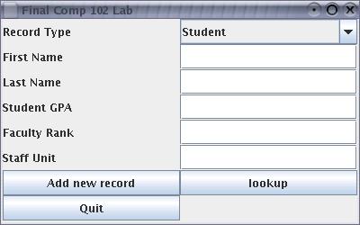 lab GUI