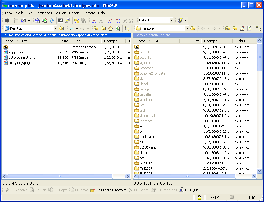 the commander like interface for winscp